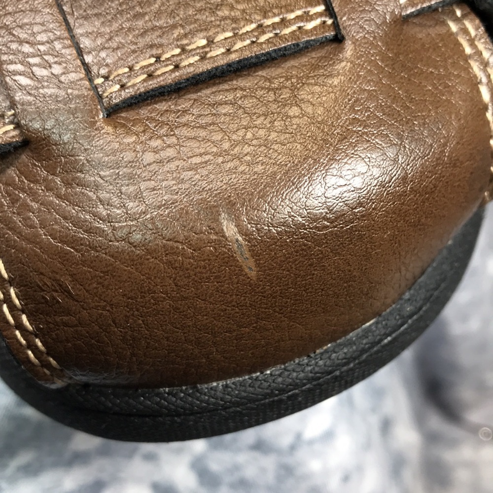 St. John’s Bay Coast Brown Fisherman Velcro Sandals Men’s 12M ☀️Brand NEW☀️ - Picture 12 of 13